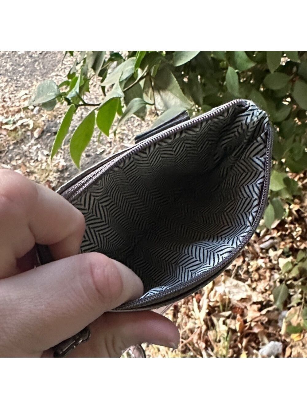 Steve Madden Shimmering Silver Wristlet - Picture 11 of 15